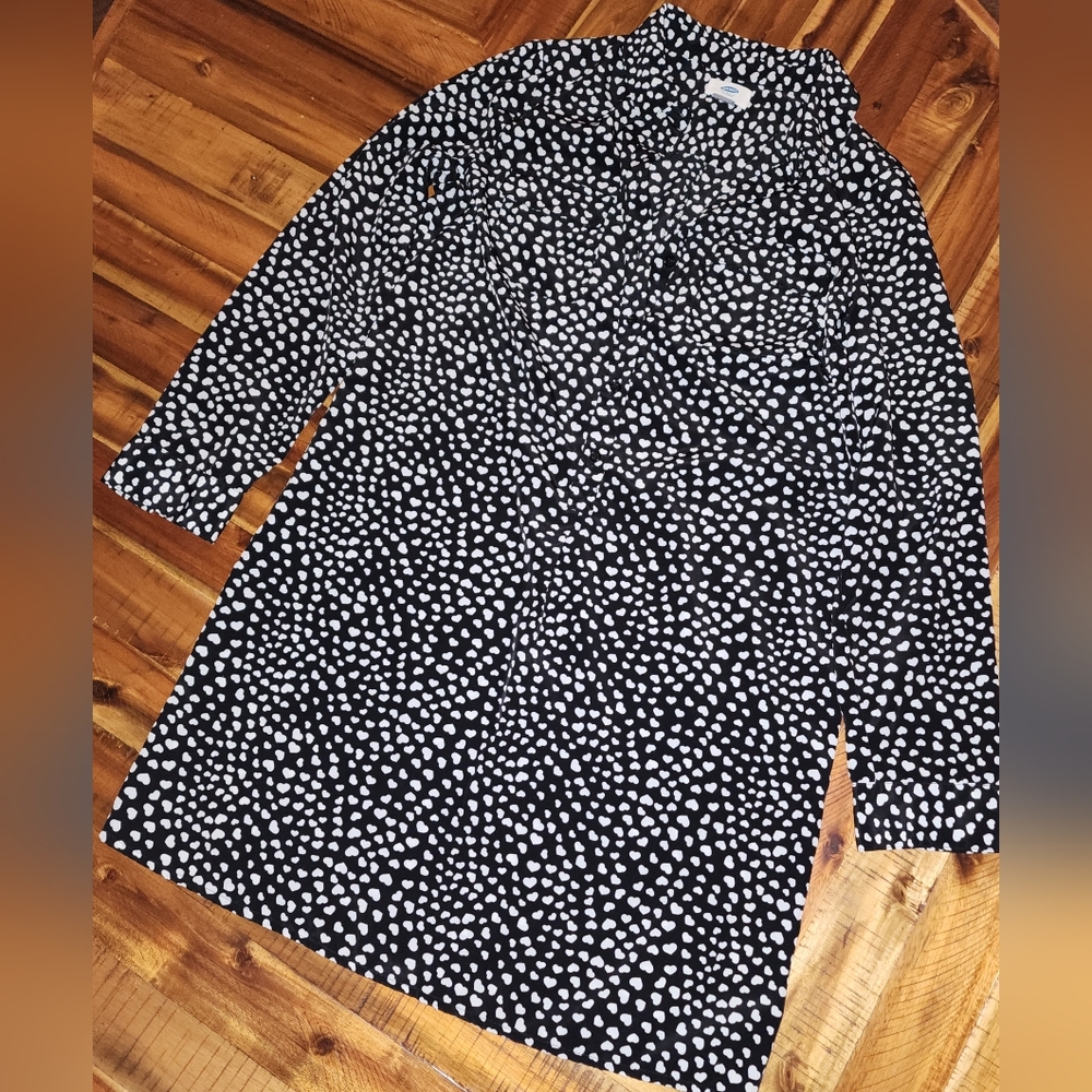 ** 2/$15 ** ❤️ Old Navy Mini Hearts Button-down Dress